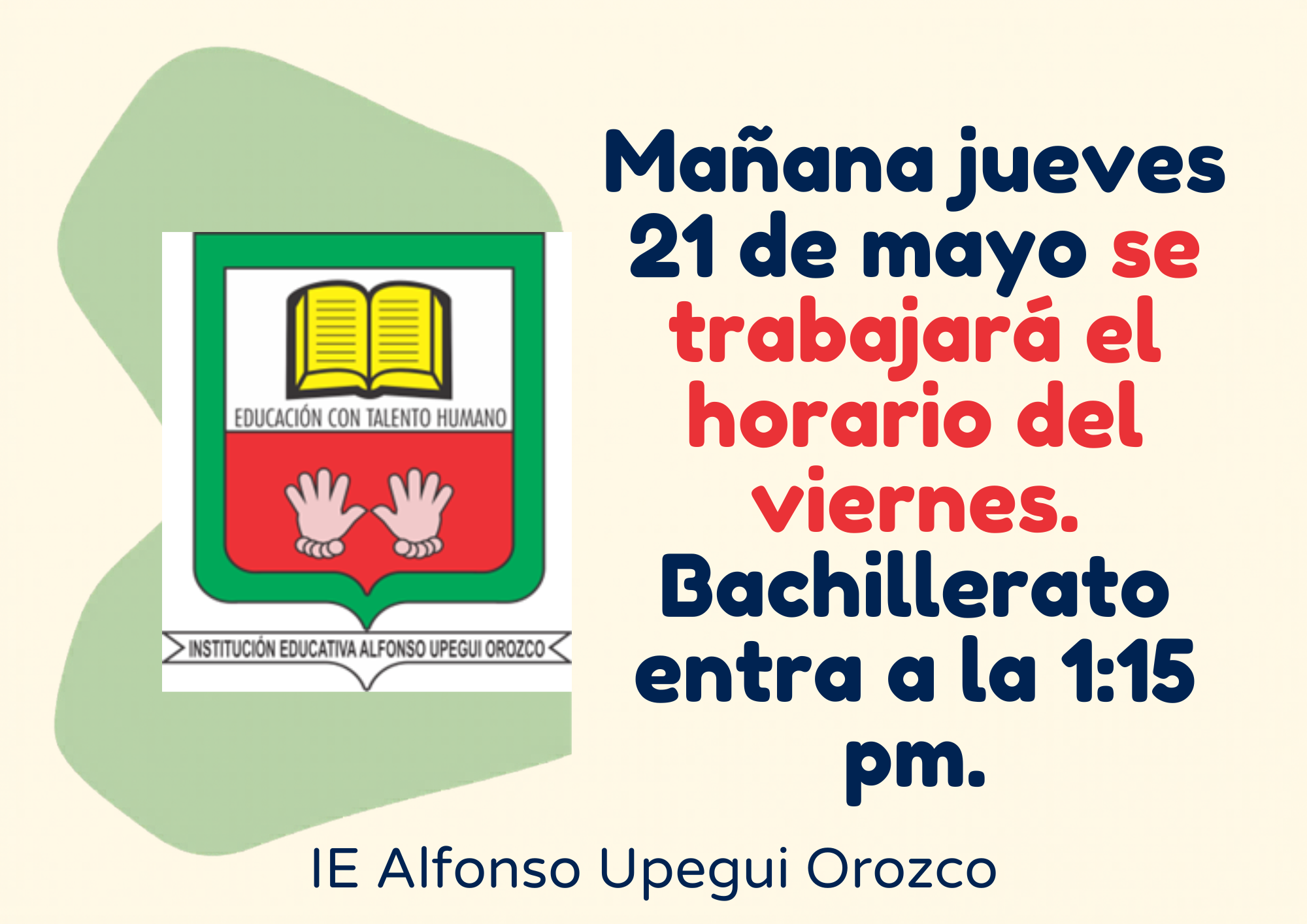 Novedad horario